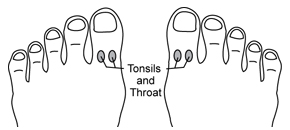 sore throat auricula point