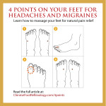 Chinese Reflexology Points and Acupressure for Headaches and Migraines 