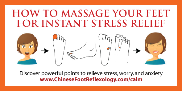 reflexology acupressure points for stress relief and relaxation